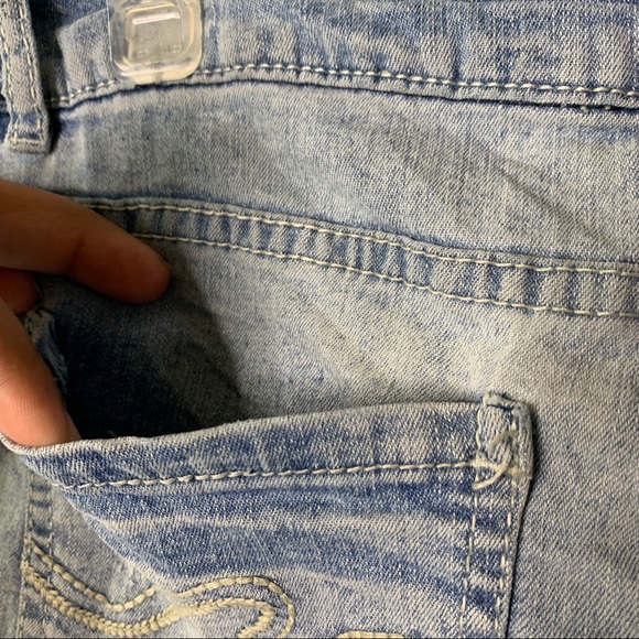 S.O.- Denim Shorts w/Patches size 15 - Picture 11 of 12